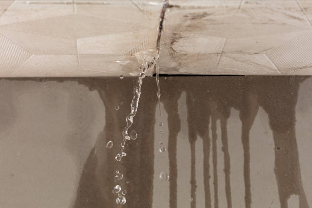 Professional Flood Damage Cleanup technician working in Mount Vernon, ME